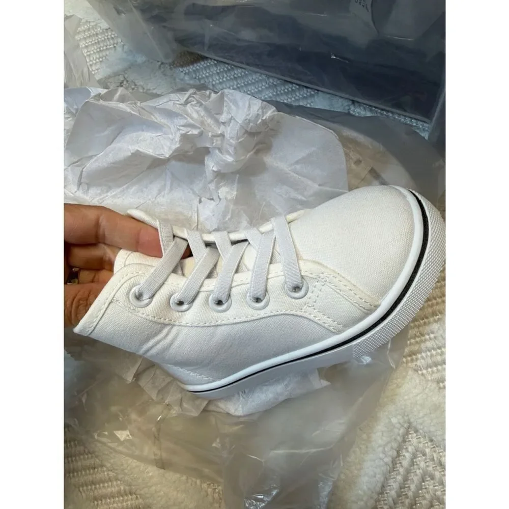 FABKIDS - Lace Up (Zipper side) High Top Sneaker